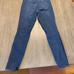 Gap denim high stretch legging dark wash size 12